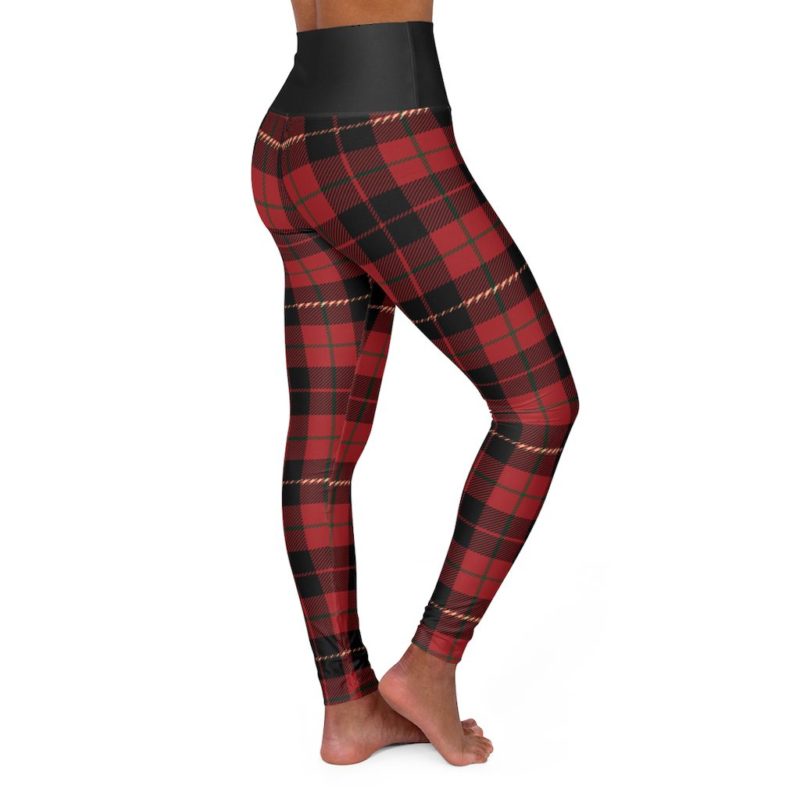 High Waisted Yoga Pants with our Red 