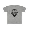 Lake Arrowhead Unisex Soft-style T-Shirt with our Signature Arrowhead Shape, Trees, and Elevation Design