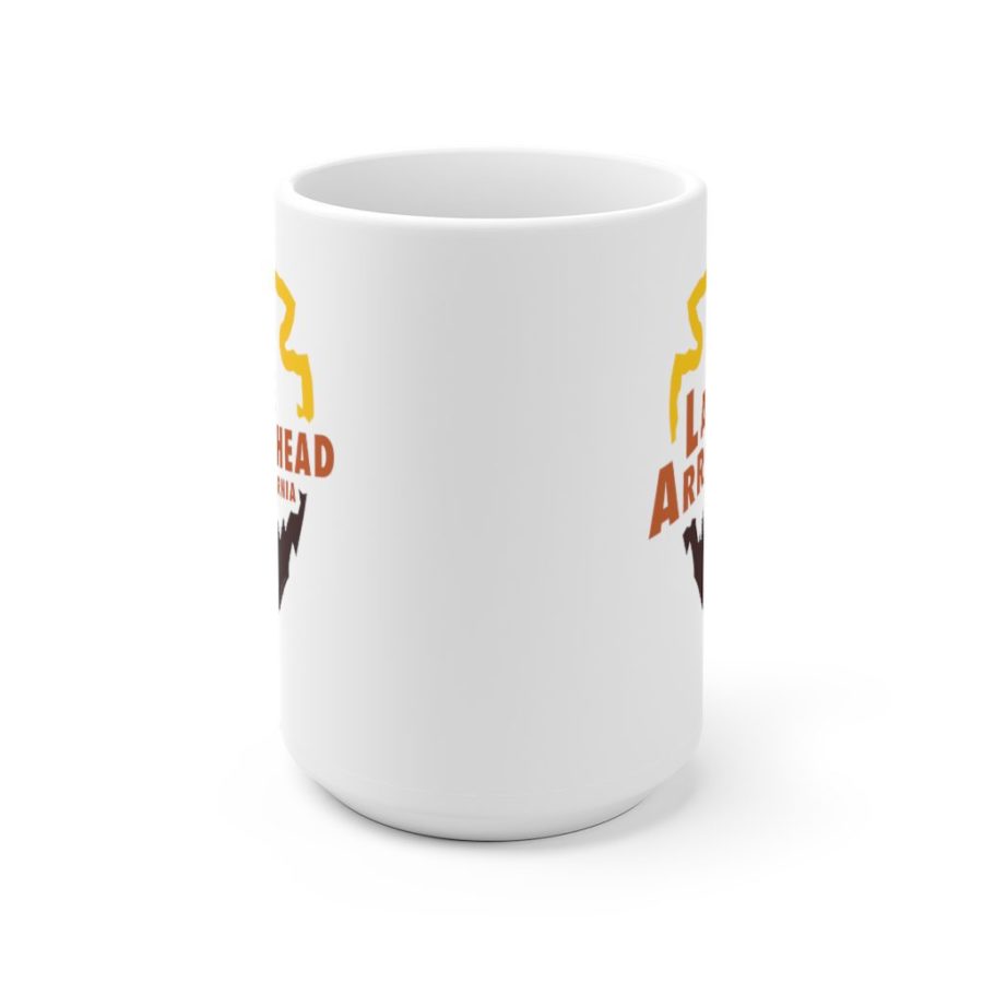 Lake Arrowhead, CA Coffee Mug with our Vintage Signature Arrowhead ...