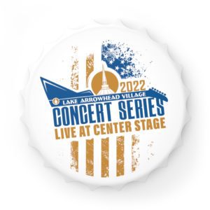 Lake Arrowhead 2022 Concert Series Bottle Opener - Front
