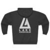 Lake Arrowhead Premium Zip Hoodie with our Official Modern LA Mountain Peak on the Back
