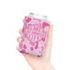 Photo of 78460 on the Lake Arrowhead CA Can Cooler with our Signature Lake Shield in Pink