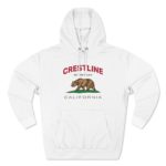 Crestline, Ca Premium California Bear Hoodie with Est. Date and Elevation