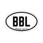 Big Bear Lake (BBL) Euro Oval City Sticker