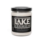 Lake Arrowhead 9 oz Soy Candle with our Modern LA Font