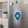 Photo of 76775 on the Lake Arrowhead Magnet with our Signature Arrowhead + Star in Blue