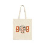 Running Springs Tote Bag with our 909 Adventure is Calling Ski Badge Design