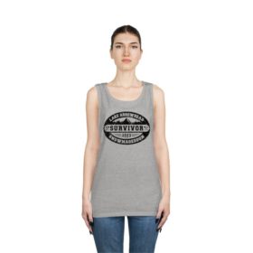 lake arrowhead tank top with our 2023 snowmageddon survivor design