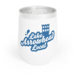 Lake Arrowhead 12oz Insulated Wine Tumbler with our LA Local and Lake Arrowhead Tower Design