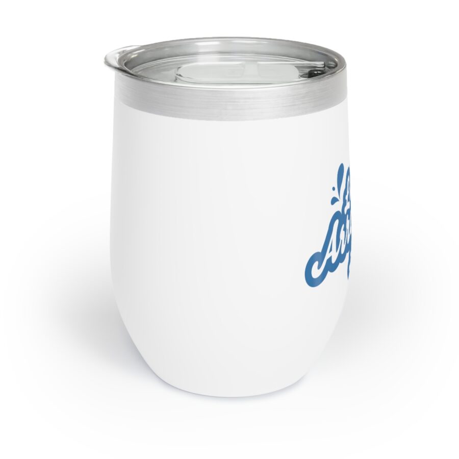 lake arrowhead 12oz insulated wine tumbler with our la local and lake arrowhead tower design