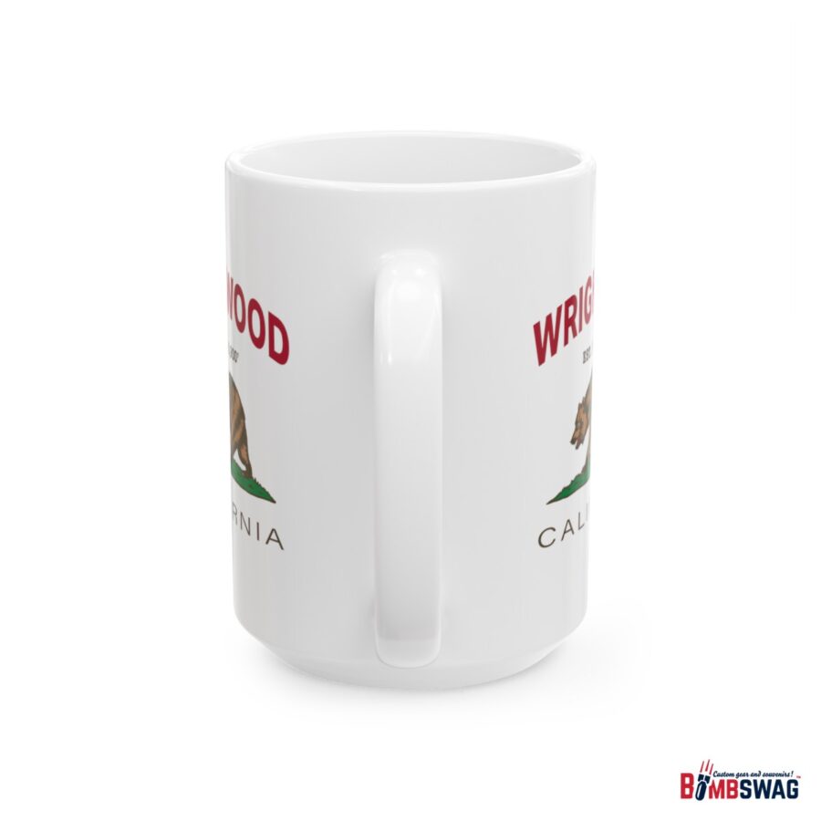 wrightwood coffee mug with our exclusive california bear artwork