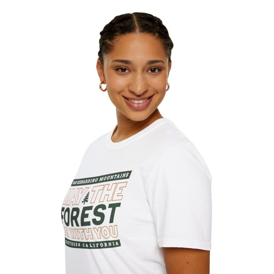 may the forest be with you t shirt for the san bernardino mountains