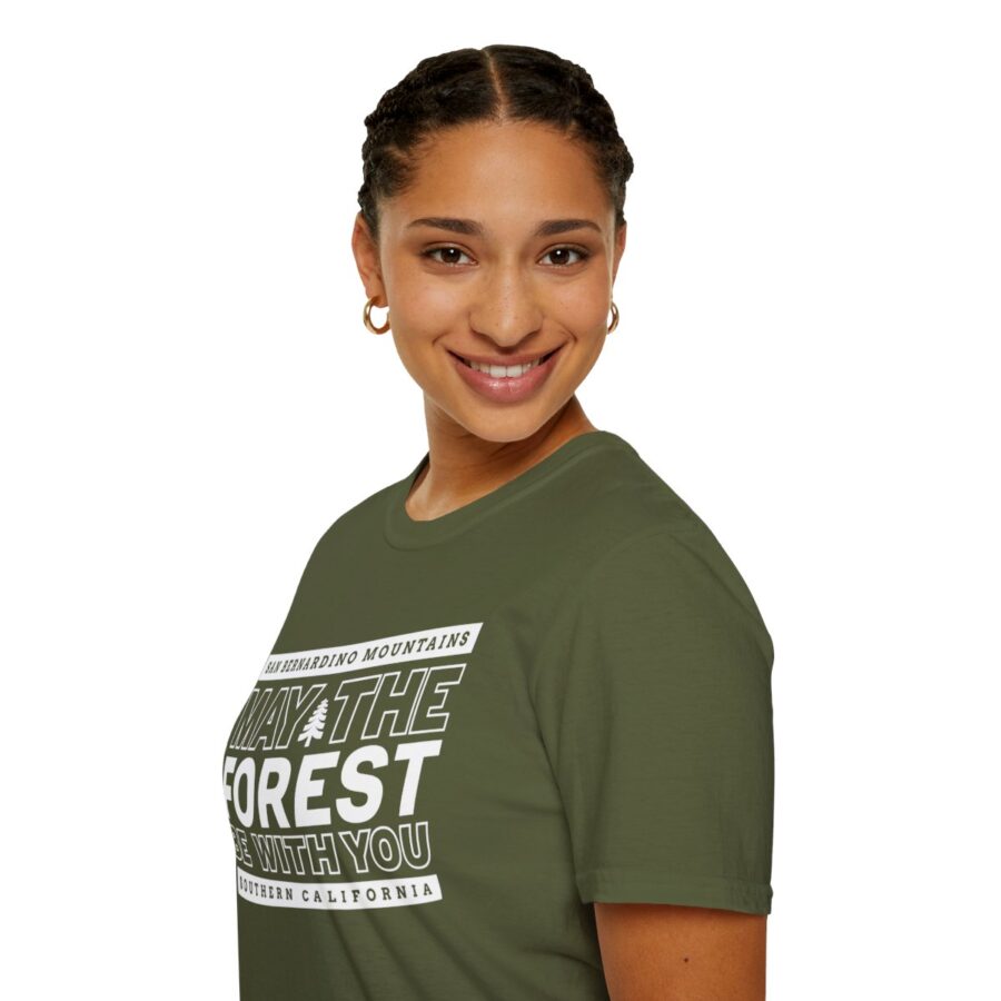 may the forest be with you t shirt for the san bernardino mountains