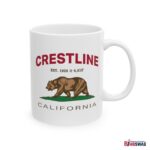 Crestline Coffee Mug with our Exclusive California Bear Artwork