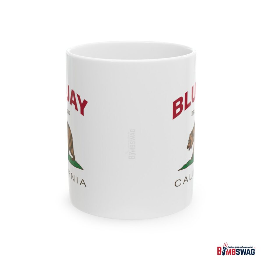 blue jay ca coffee mug with our exclusive california bear artwork