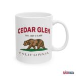 Cedar Glen Coffee Mug with our Exclusive California Bear Artwork