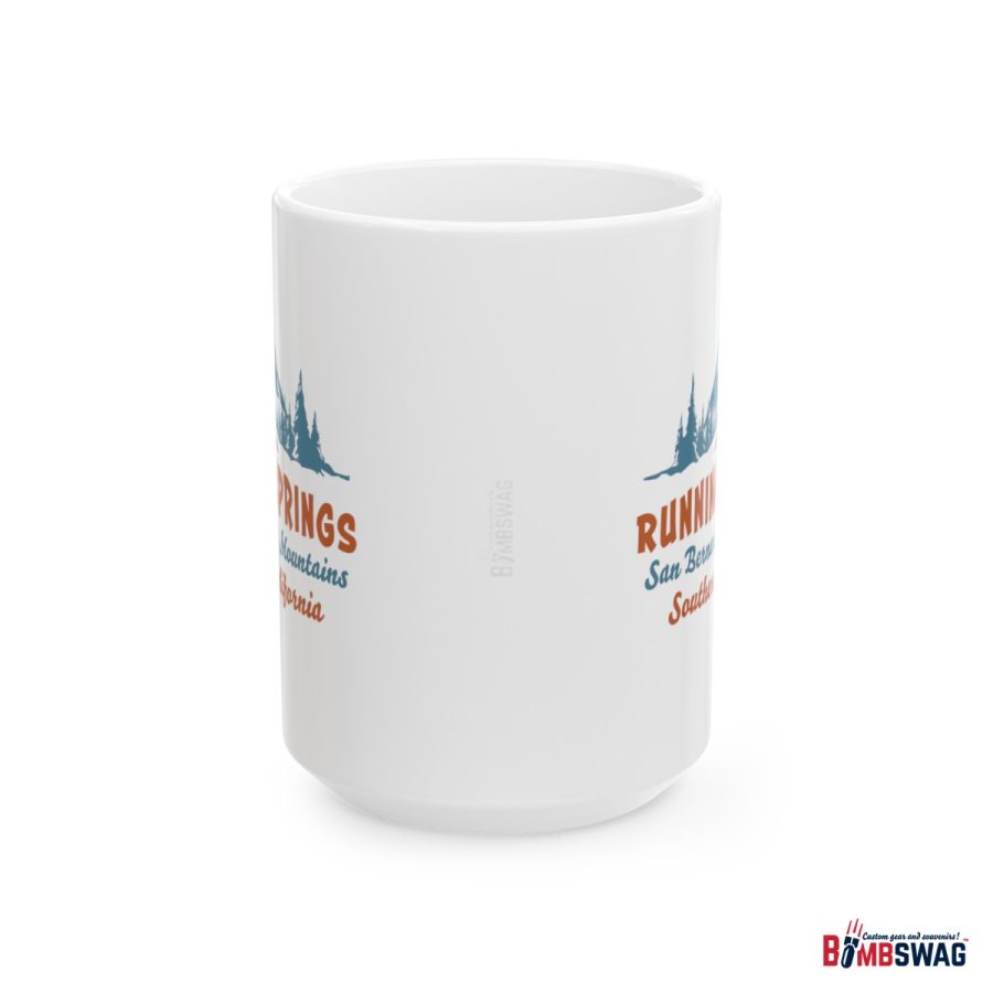 running springs coffee mug with our vintage mountain starlight design