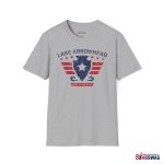 Lake Arrowhead Unisex Soft-style T-Shirt  with our Stars and Stripes Military Signature Arrowhead Design