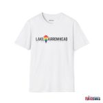 Lake Arrowhead LGBTQ+ Pride Unisex Softstyle T-Shirt with Rainbow Arrowhead