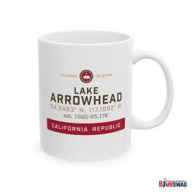 lake arrowhead coffee mug from our signature california collection