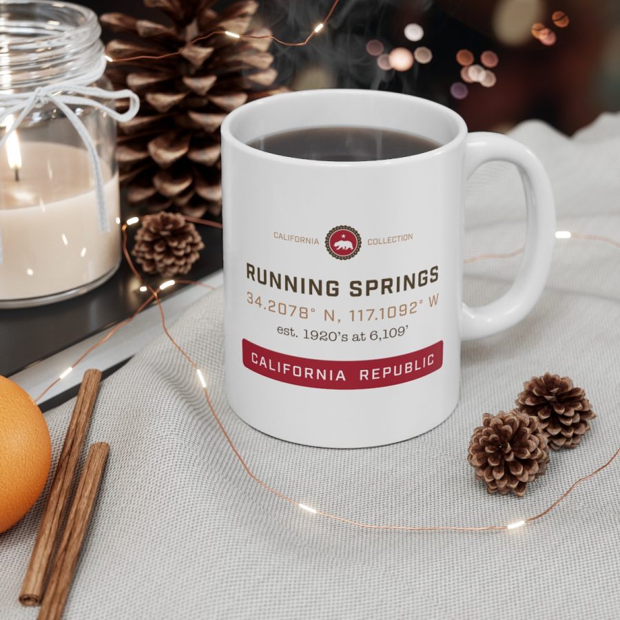 running springs coffee mug from our california collection