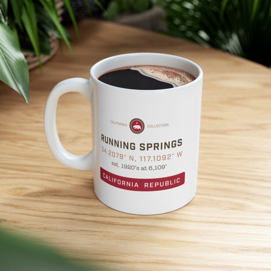 running springs coffee mug from our california collection