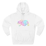 Crestline California Bear Word Wrap Premium Hoodie