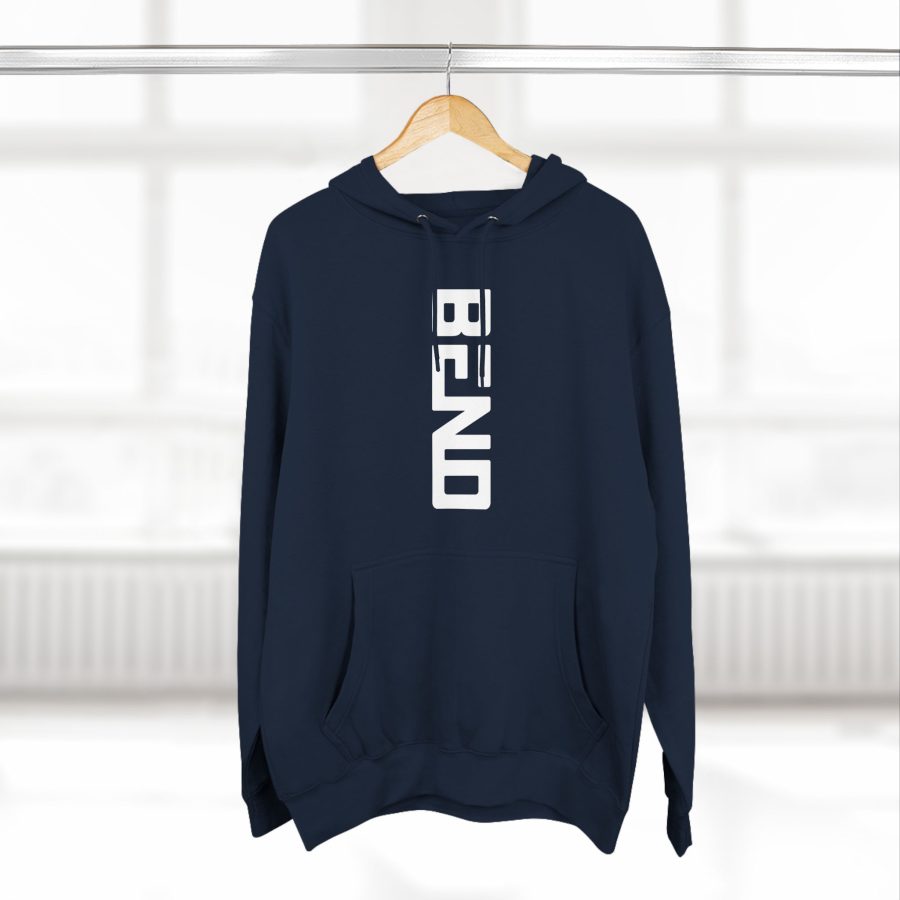 bend premium modern typeface hoodie