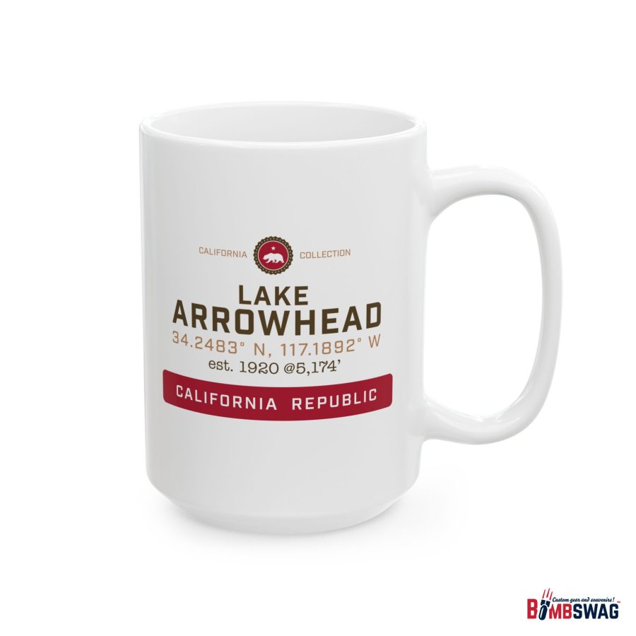 lake arrowhead coffee mug from our signature california collection