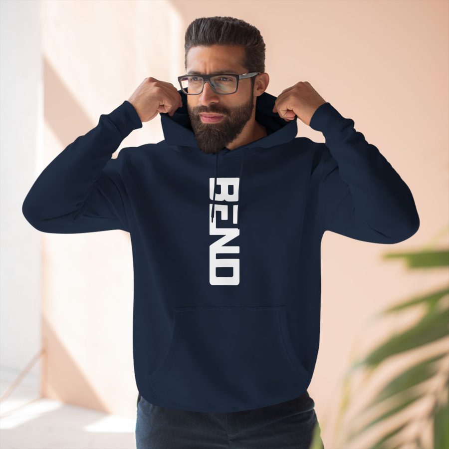 bend premium modern typeface hoodie