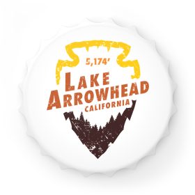 lake arrowhead bottle opener with our vintage signature arrowhead design