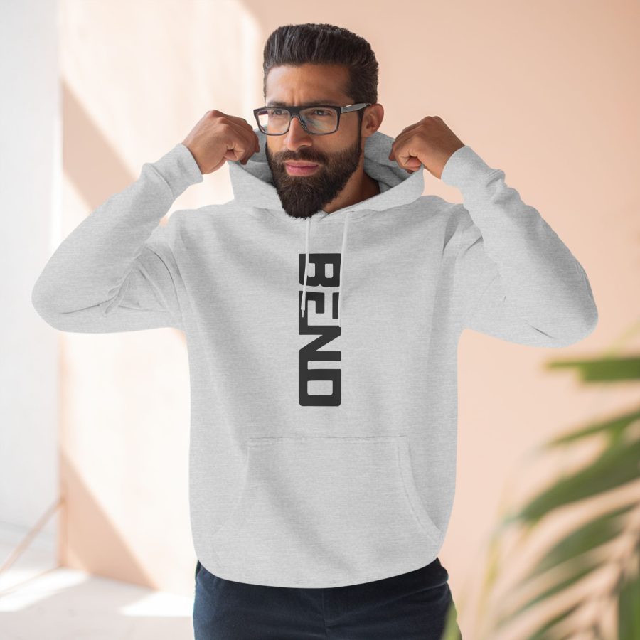 bend premium modern typeface hoodie