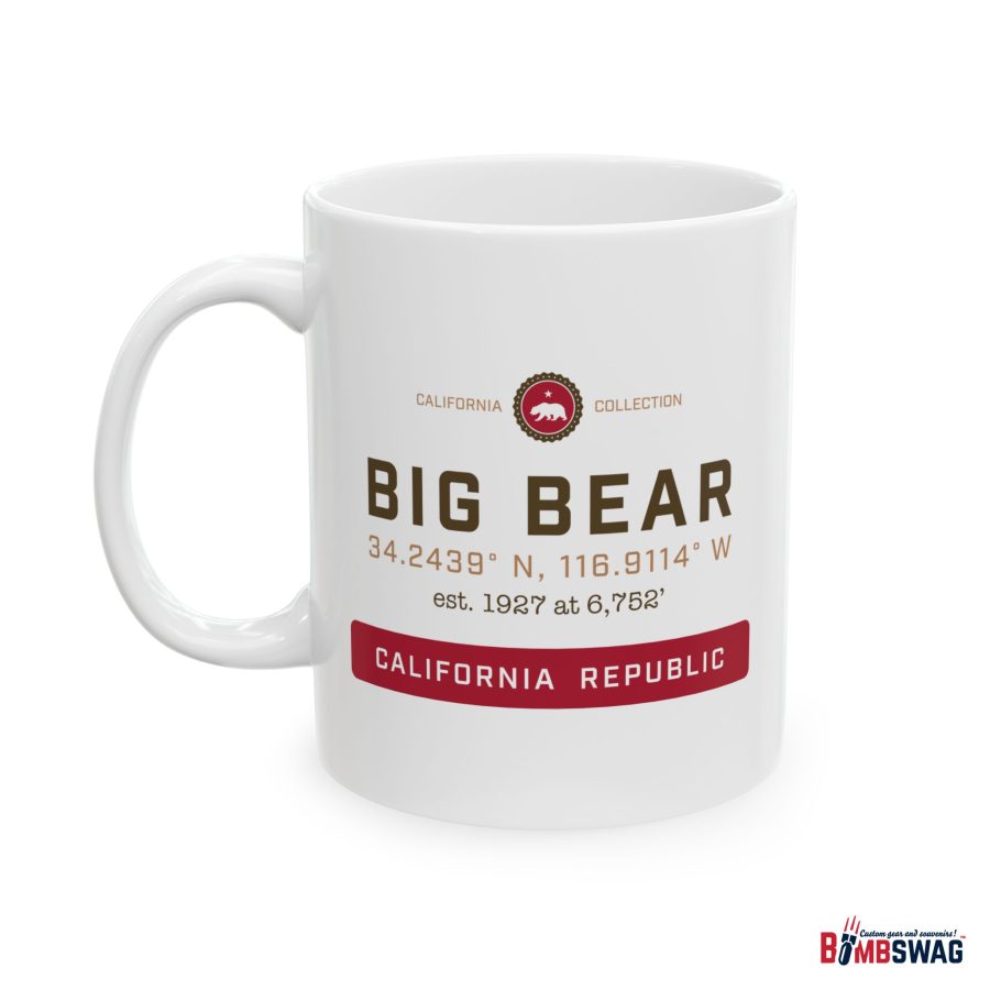 big bear coffee mug from our signature california collection