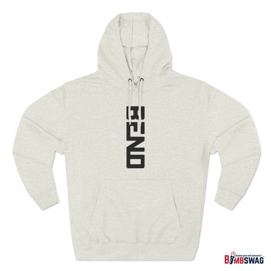 bend premium modern typeface hoodie