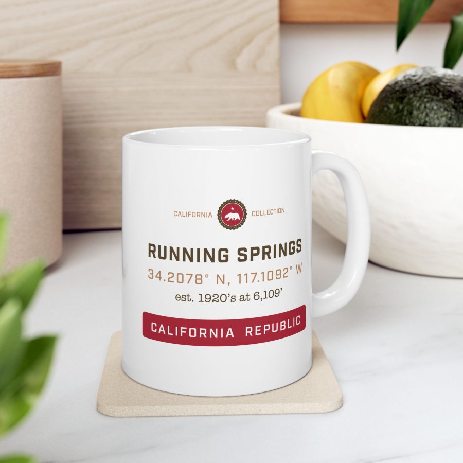 running springs coffee mug from our california collection