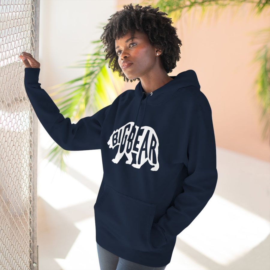 big bear california bear word wrap premium hoodie