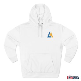 lake arrowhead premium modern la stamp hoodie with map coordinates