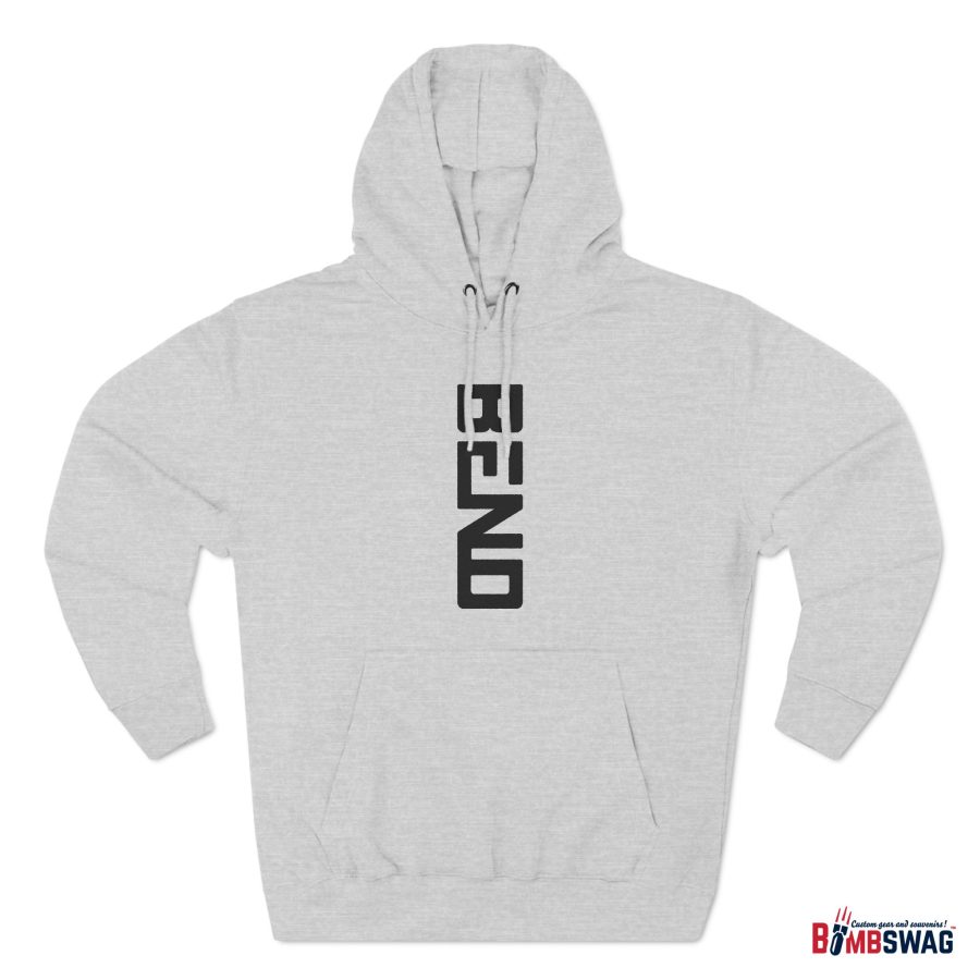 bend premium modern typeface hoodie