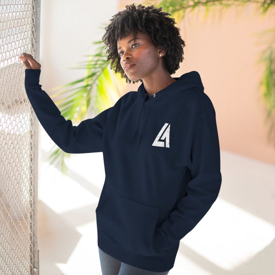 lake arrowhead premium modern la stamp hoodie with map coordinates