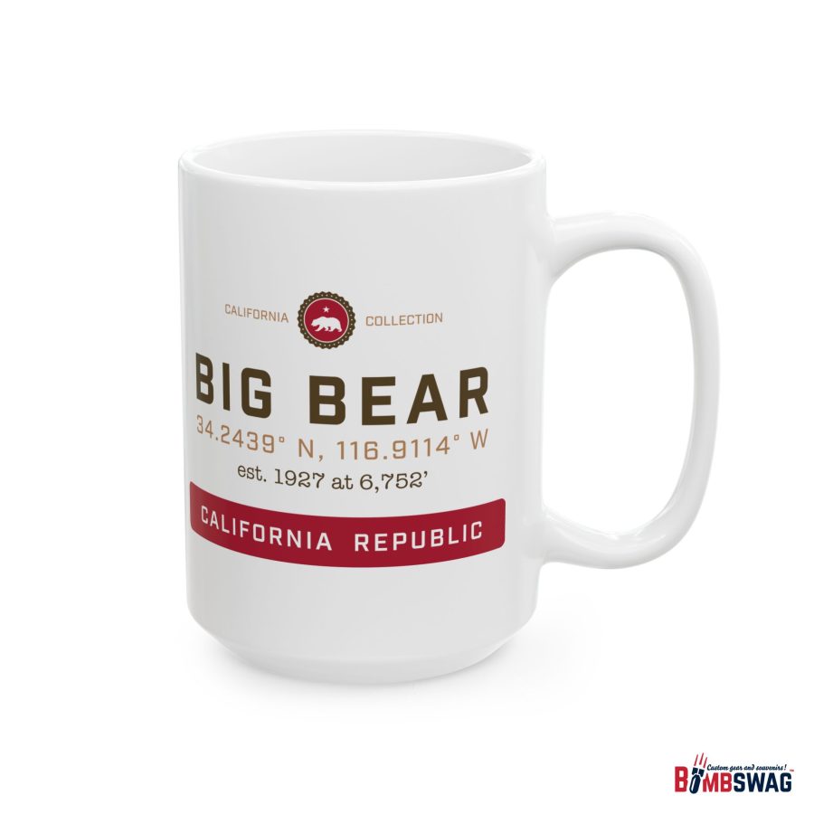 big bear coffee mug from our signature california collection