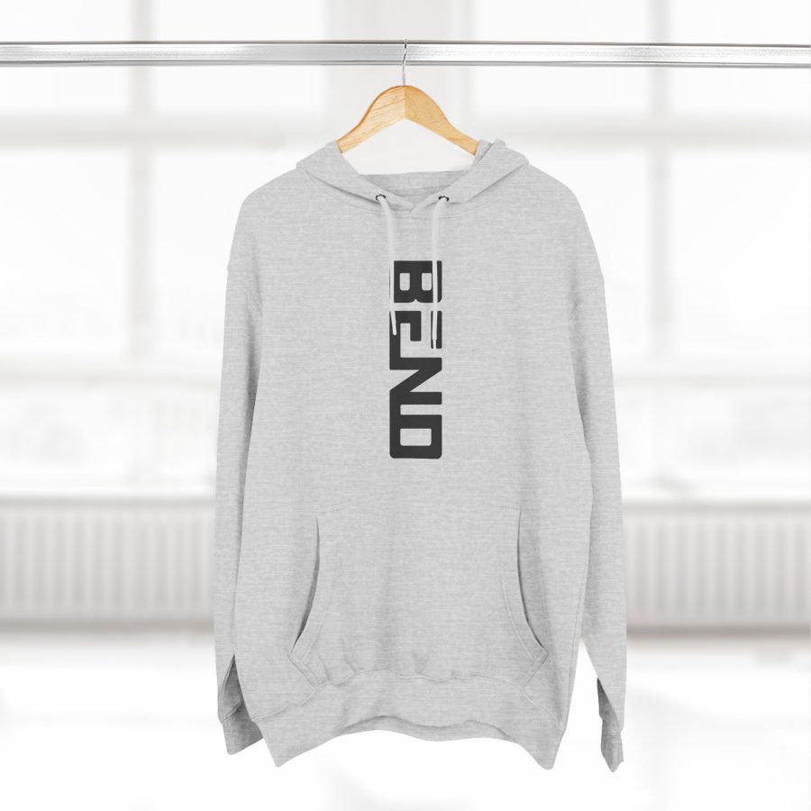 bend premium modern typeface hoodie