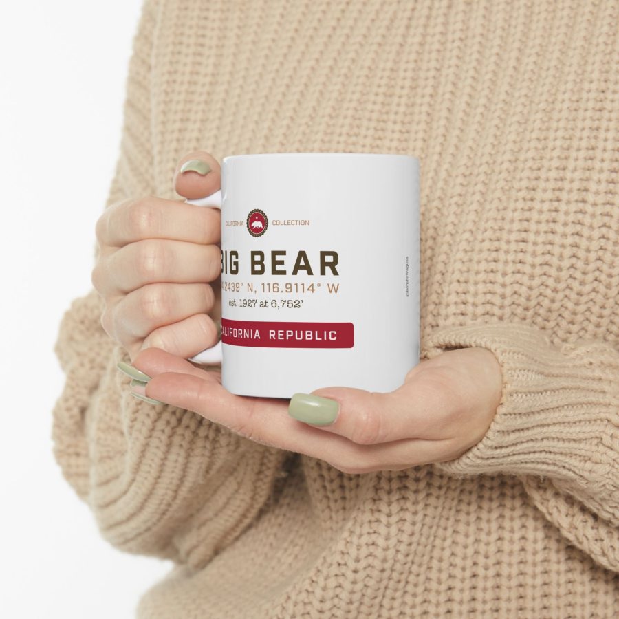 big bear coffee mug from our signature california collection