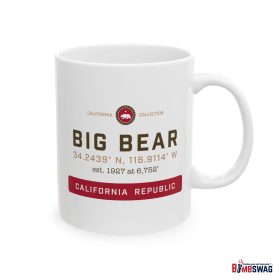 big bear coffee mug from our signature california collection