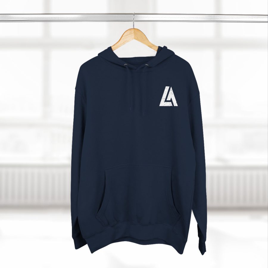 lake arrowhead premium modern la stamp hoodie with map coordinates