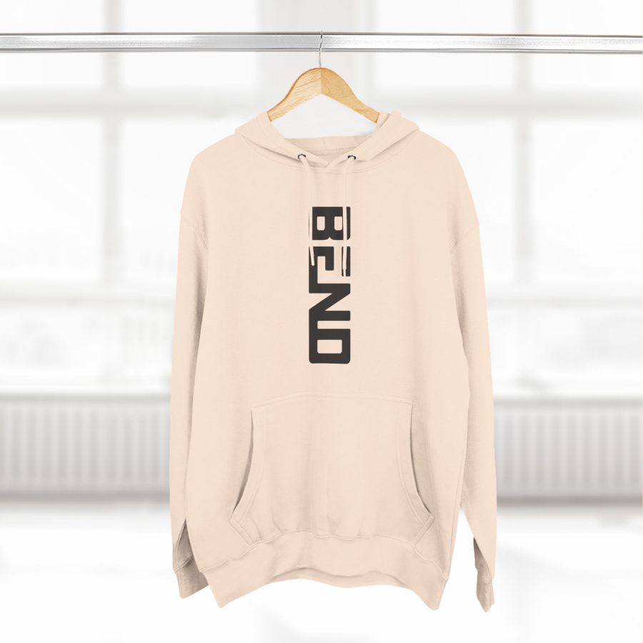 bend premium modern typeface hoodie