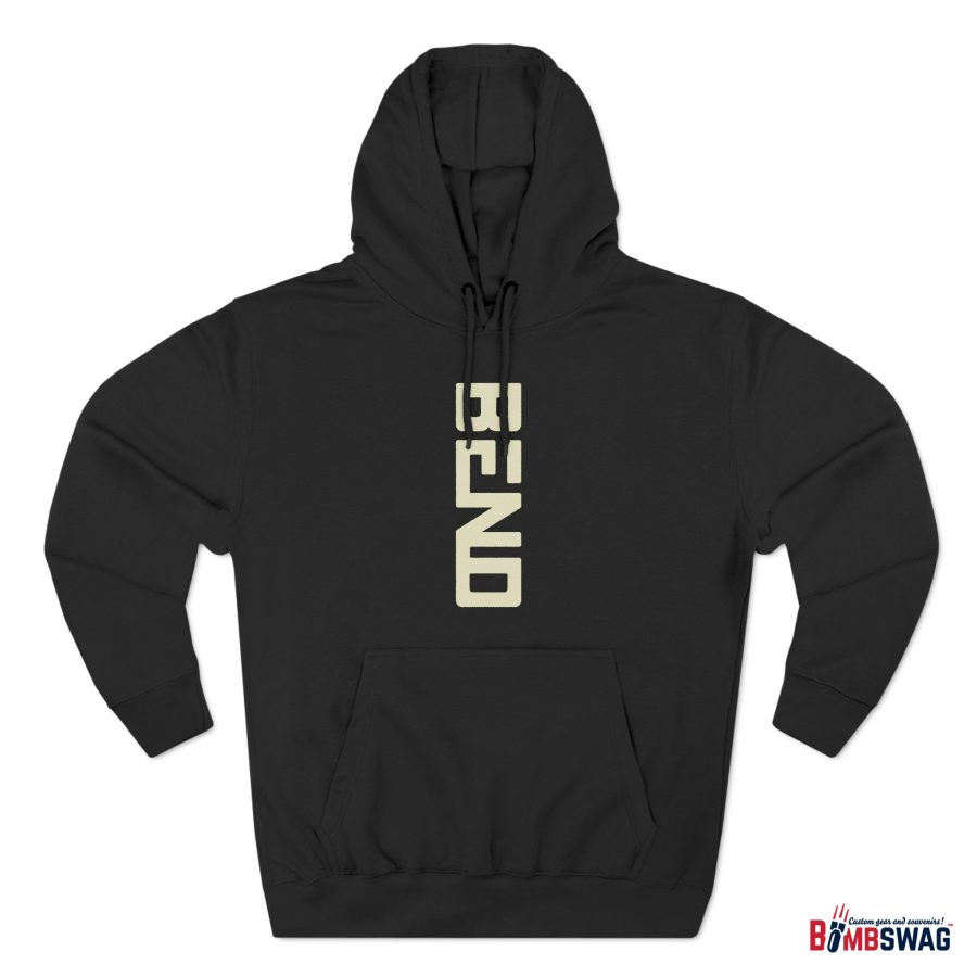 bend premium modern typeface hoodie