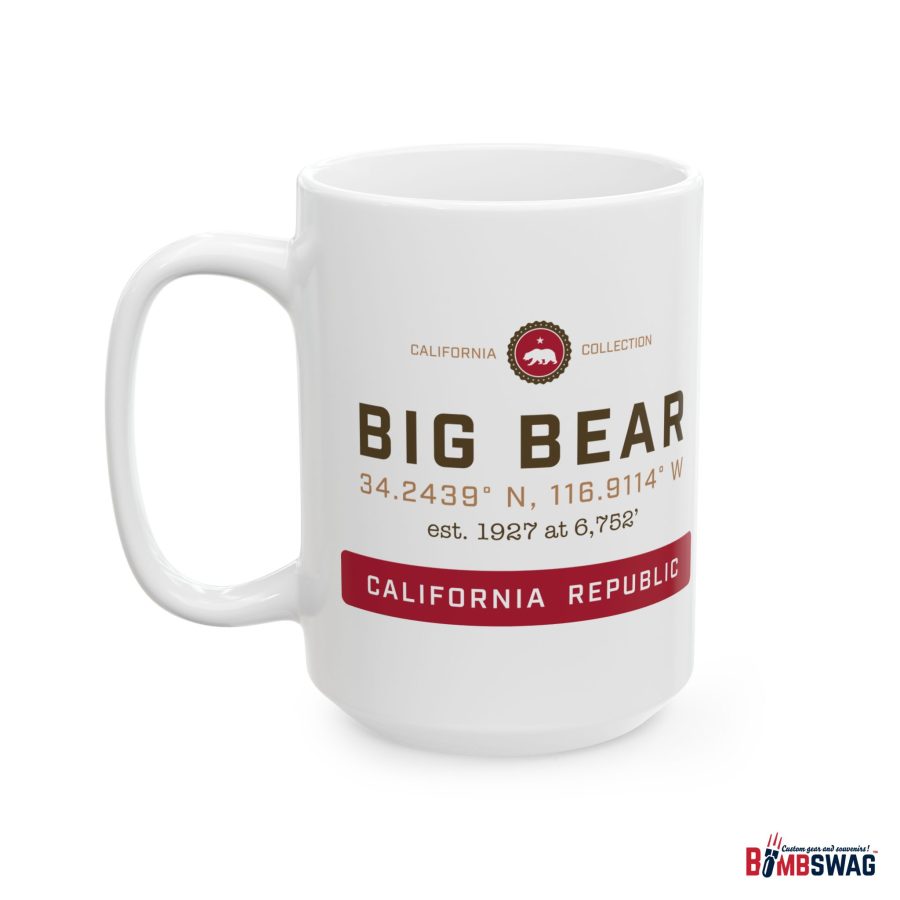 big bear coffee mug from our signature california collection