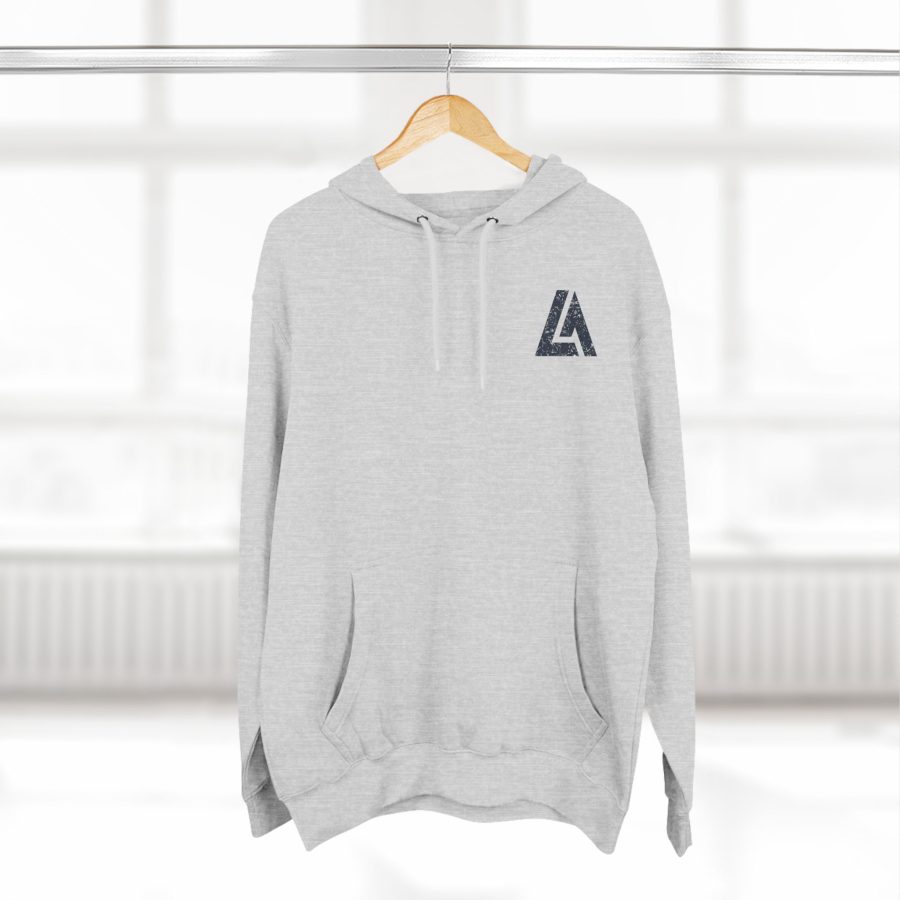 lake arrowhead premium modern la stamp hoodie with map coordinates